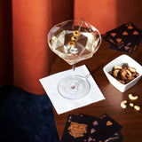 Seneca™ Faceted Crystal Martini Glasses Set of 2