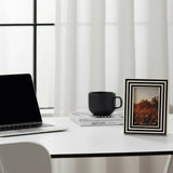 Photo Frame - Black Resin Modern Dimensional Lines, 4x6 in.