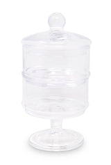 Liscio Ottico - Double Cookie Jar with Spiral Design
