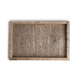Marble Tank Tray 14x10" Brown Galaxy