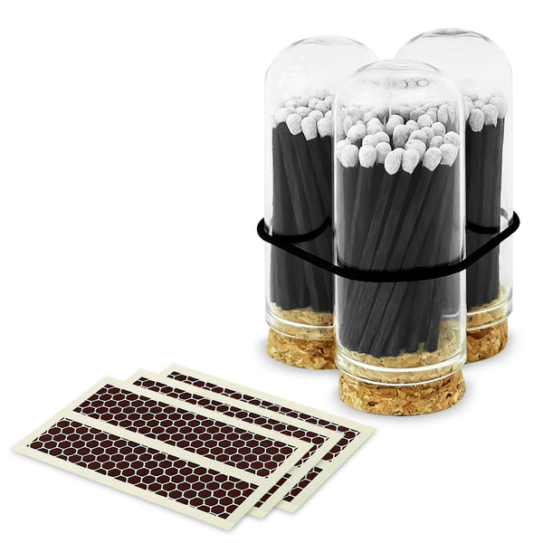2" Matches + Mini Cloche - Colors of Your Choice + Strikers: Tuxedo