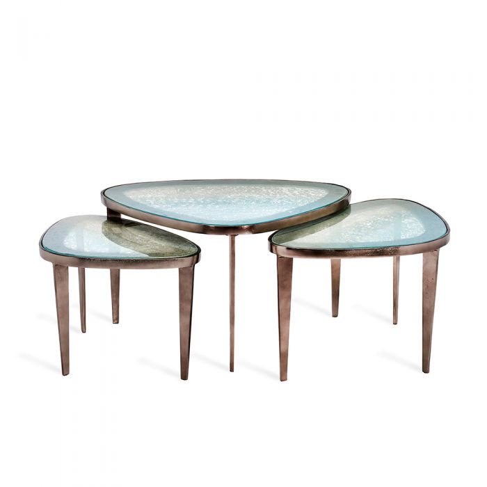 Jan Bunching Cocktail Tables - Blue/Grey