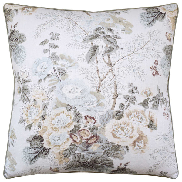 althea linen (stone) pillow/ryan studio/jimmy delaurentis home