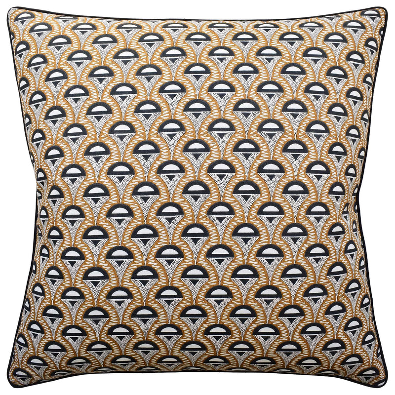 abelino (camel/black) pillow/ryan studio/jimmy delaurentis home