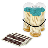 2" Matches + Mini Cloche - Colors of Your Choice + Strikers: Black Tip