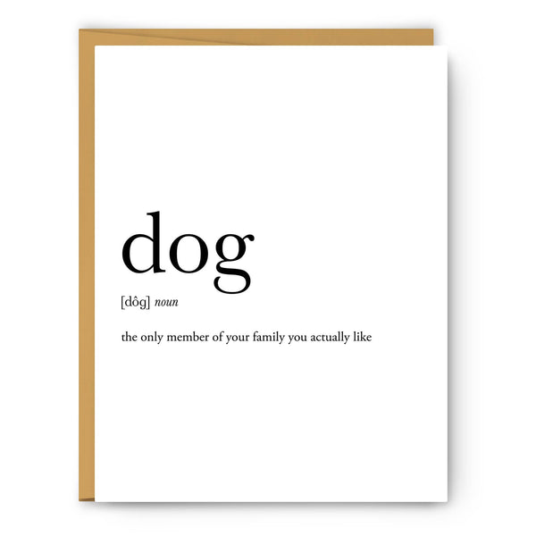 Dog Definition - Everyday Card