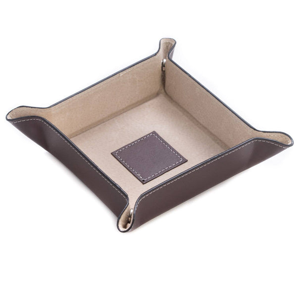 Brown Leather Valet - Snap Design