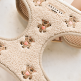 Theo Embroidered Teddy Adjustable Neck Harness: M