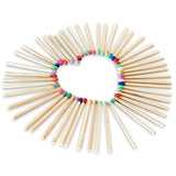 4" Matches in Large Chic Cork Top Jar - Color(s) of Choice