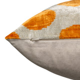 Handmade Velvet Pillow – Gold Mustard Polka Dot Pattern16x24