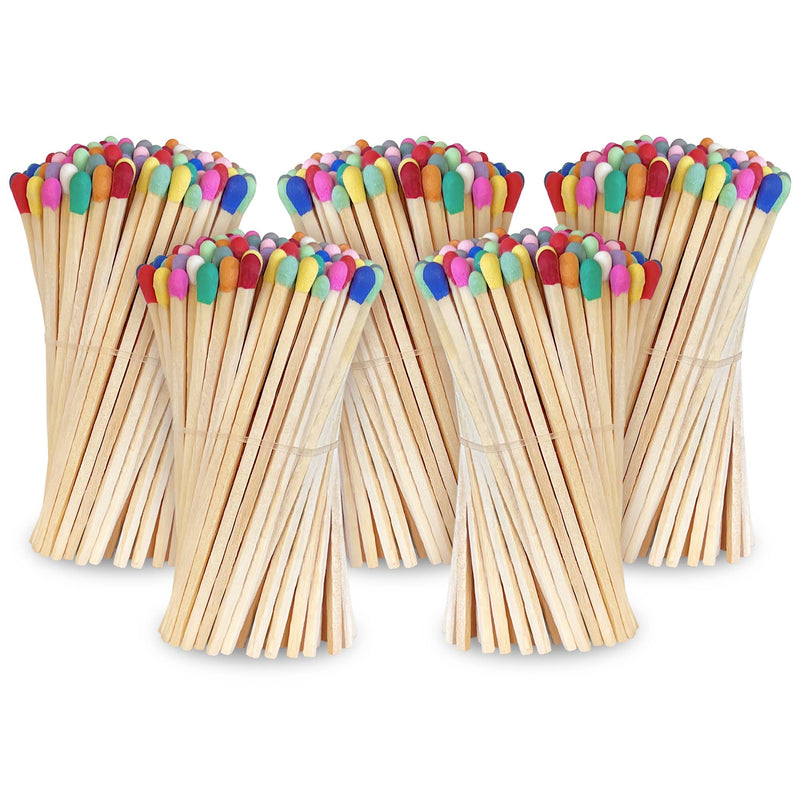 4" Matches -Refill / Loose / Raw: Rainbow