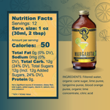 Margarita Syrup 12oz - cocktail / mocktail beverage mixer