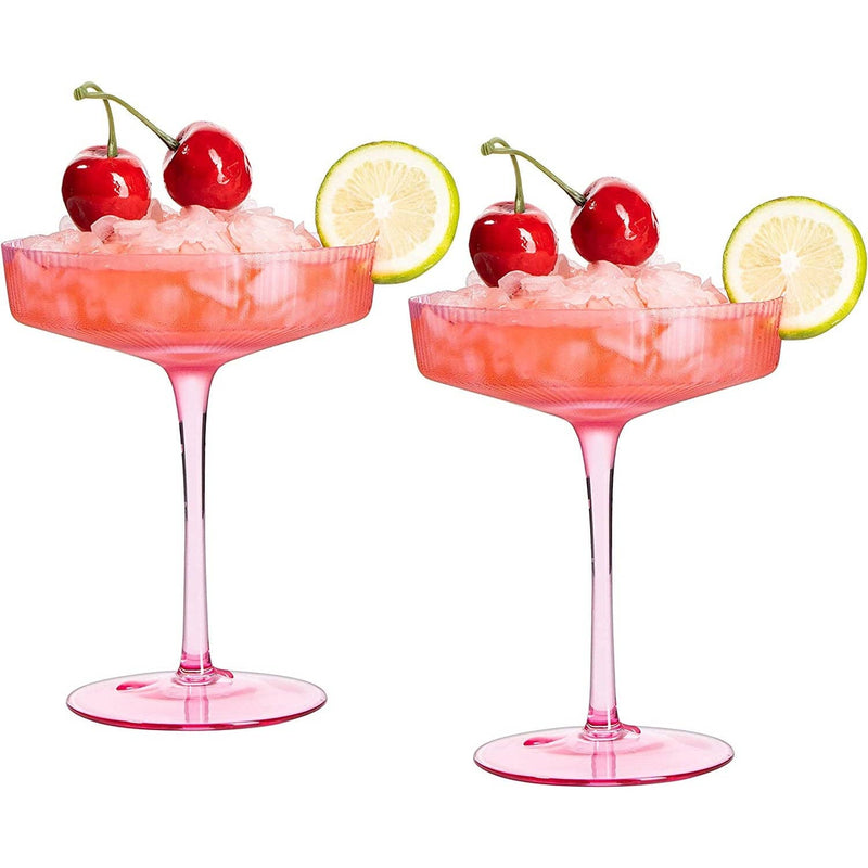 Pink Ripple Cocktail - SET OF 2