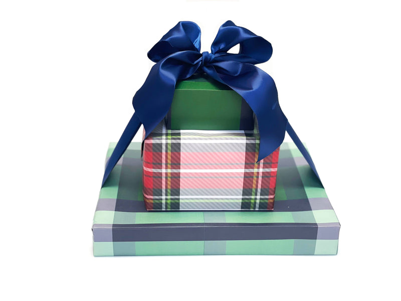 Blue Tartan Gift Wrap