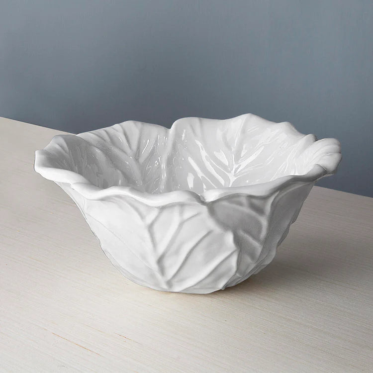 White Lettuce Bowl- Small