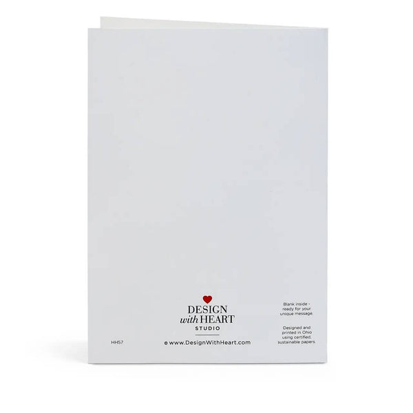 "Happy Birthday” candles greeting card