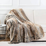 Mink Faux Fur Throw Blanket