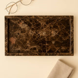 Brown Emperador Tank Tray Lg.