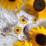 Sunflower Patch Adjustable Neck Harness: M