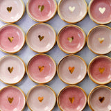 Pink Heart Ring Dish