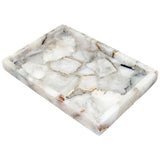 Lg. White Agate Tank Tray