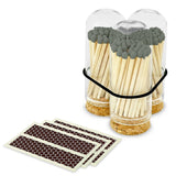 2" Matches + Mini Cloche - Colors of Your Choice + Strikers: Black Tip