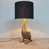 Lamp Howard with blue shade