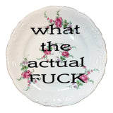What the Actual Fuck Vintage Plate
