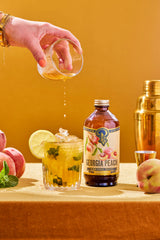 Georgia Peach Syrup 12oz - cocktail / mocktail / Coffee /Tea