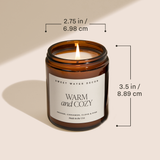 Pumpkin Spice 9 oz Soy Candle - Fall Decor and Gifts