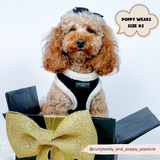 Black Aviator Adjustable Neck Harness: L