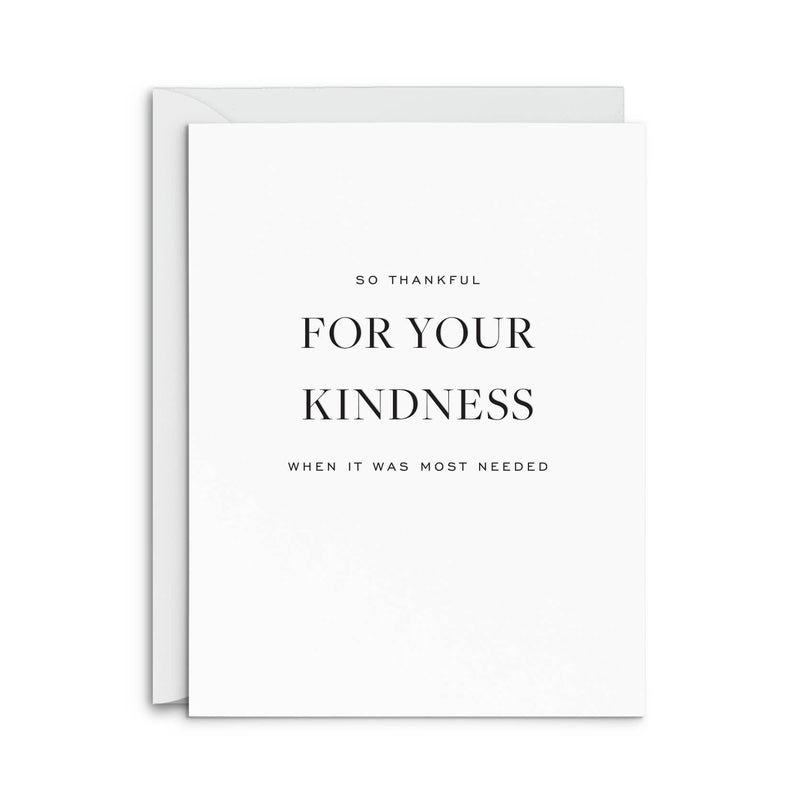 Kindness Greeting Card: Single Card