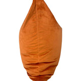 Orange Velvet Pillow