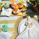 Pool Party Summer Cocktail Paper Napkins