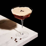 Seneca™ Faceted Crystal Martini Glasses Set of 2