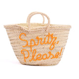 Handwoven Spritz Basket