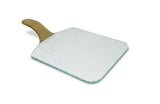 Glass Tray with Gold Handle