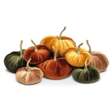 Velvet Pumpkin - 4 Assorted 10"D -