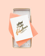 Fabulous - Foil Friendship Card