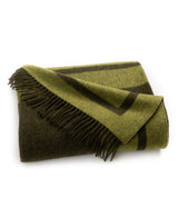 Southampton Home Double-Faced Border Throw 60" X 74" Loden