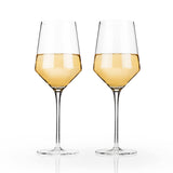 Raye™ Angled Crystal Chardonnay Glasses Set of 2