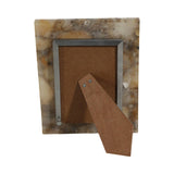 Picture Frame - Brown Stone Agate Accent with Glass, 5x7 in.
