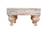 Chula Cake Table Set-Display-Reclaimed Wood-Set 3-White