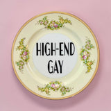 High-End Gay Vintage Plate