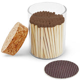 2" Matches in Cork Top Jar - Colors of Your Choice