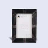 Horn Inlay Shagrin Picture Photo Frames Black, 4x6 5x7