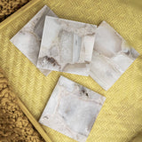 Set of 4 White Agate Coasters
