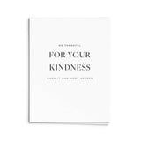 Kindness Greeting Card: Single Card