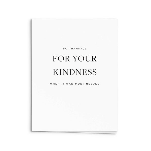 Kindness Greeting Card: Single Card