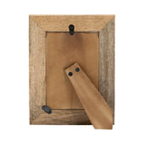 Wood and Glass Paw Print Picture Frame - White, 4x6 in.